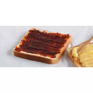 น้ำพริกเผาทาขนมปัง ตราเอโร่ ขนาด 1 กก. ARO Chilli Paste In Oil For Bread 1 kg