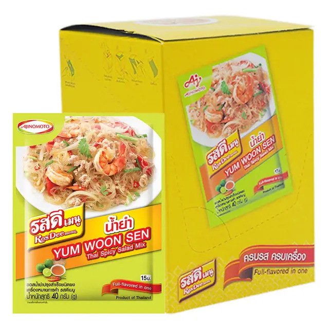 น้ำยำแบบผง ตรารสดี เมนู ขนาด 40ก. X 10ซอง ROSDEE MENU SPICY SALAD 40G. X 10