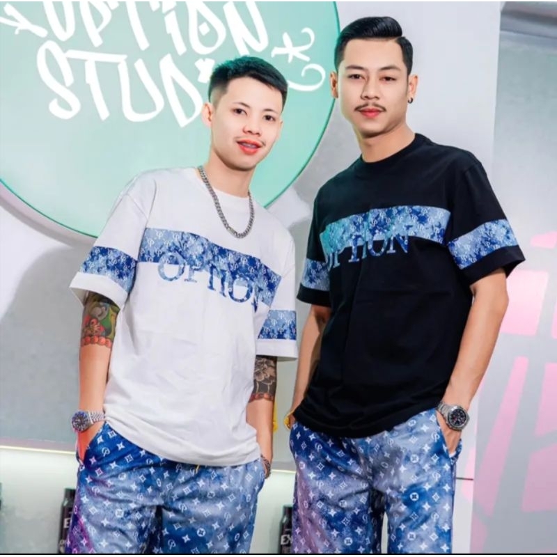 ชุดเซท Option Blue Monogram เสื้อ+กางเกง ของแท้100%