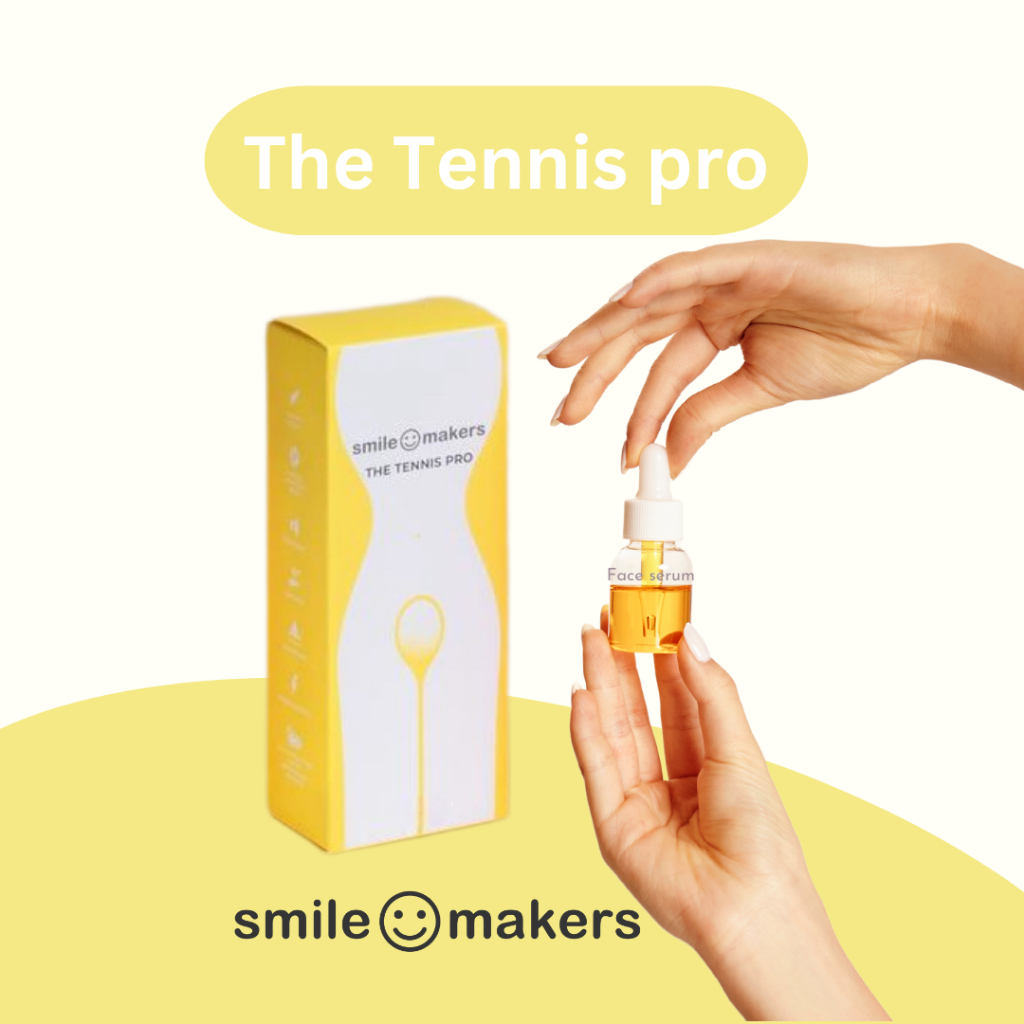 Smiley serum เทนนิสสีเหลืองพร้อมส่งค่ะ