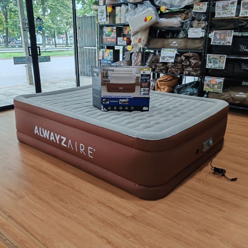 Bestway 69160 รุ่นใหม่ปี2025 ที่นอนสูบลม 5ฟุต ปั้มลมอัตโนมัติ