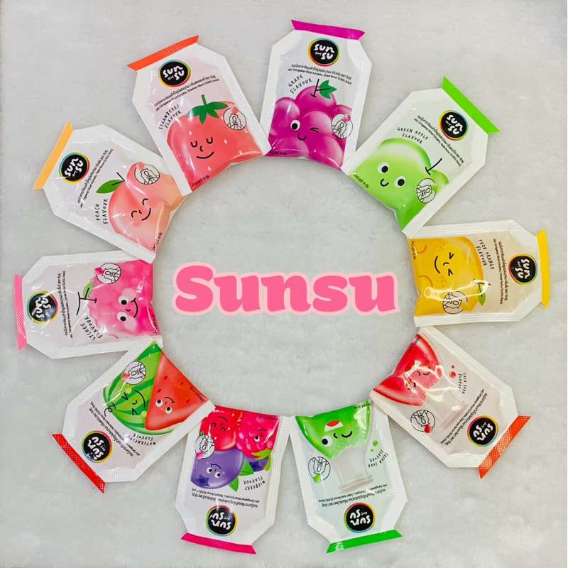 (ซองเล็ก) Sunsu เยลลี่ 0 แคล เฉพาะเยลลี่ไม่มีซองกับการ์ด