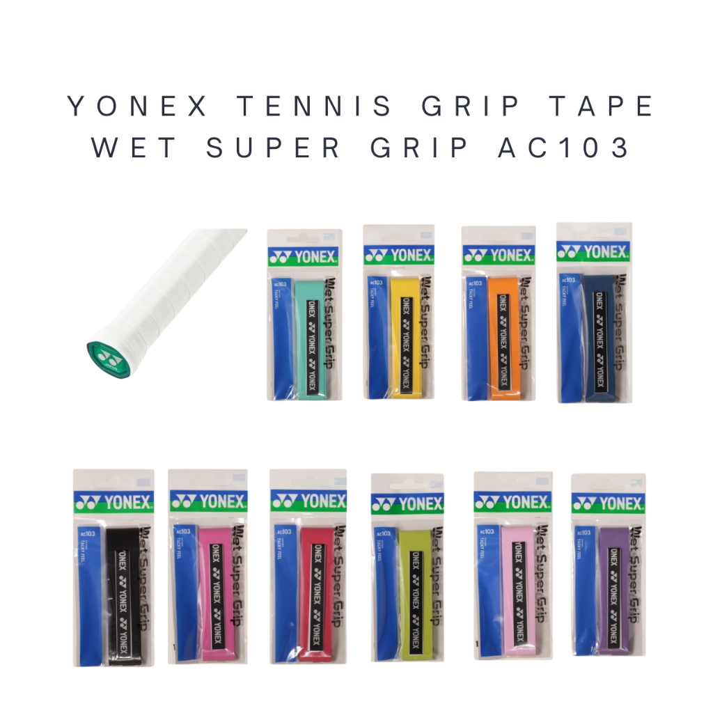 Yonex Tennis Grip Tape Wet Super Grip 1 piece AC103