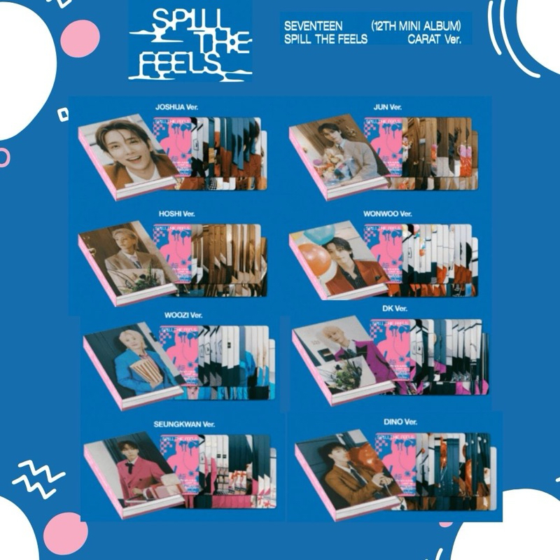 Update 1/12 อัลบั้มเปล่า SEVENTEEN 12th Album 'Spill The Feels' (Carat Ver.)