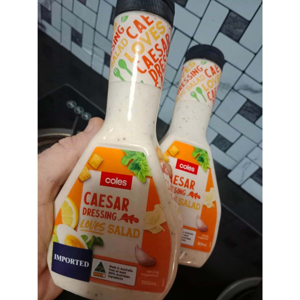 COLES Caesar Salad Dressing 300ml * AUSTRALIAN IMPORT *