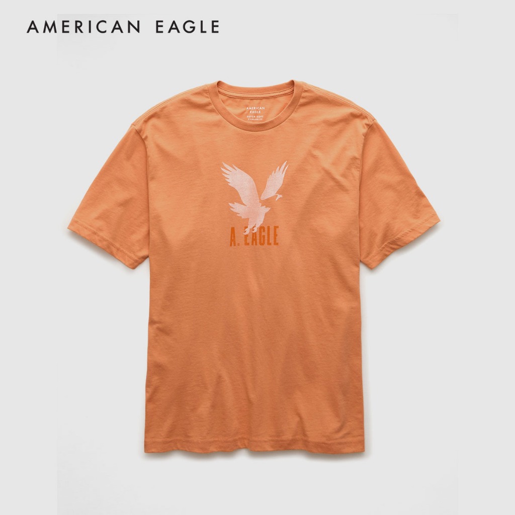 American Eagle Logo Graphic T-Shirt เสื้อยืด ผู้ชาย กราฟฟิค (EMTS 017-3437-819)