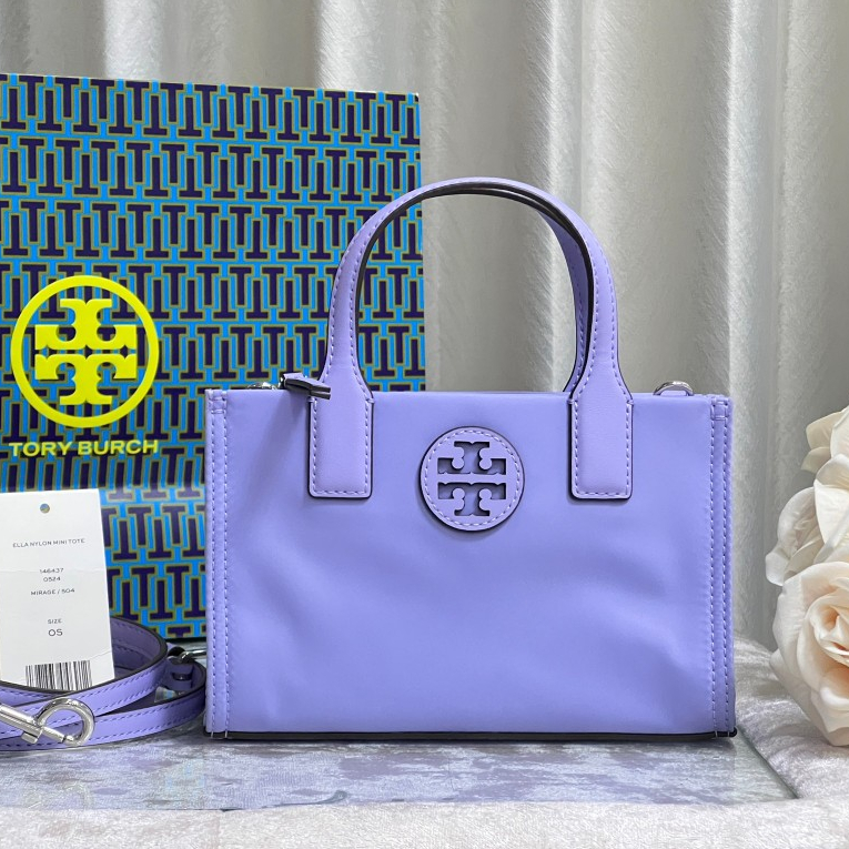 Tory burch Ella nylon Mini Tote Bag แท้ 💯%