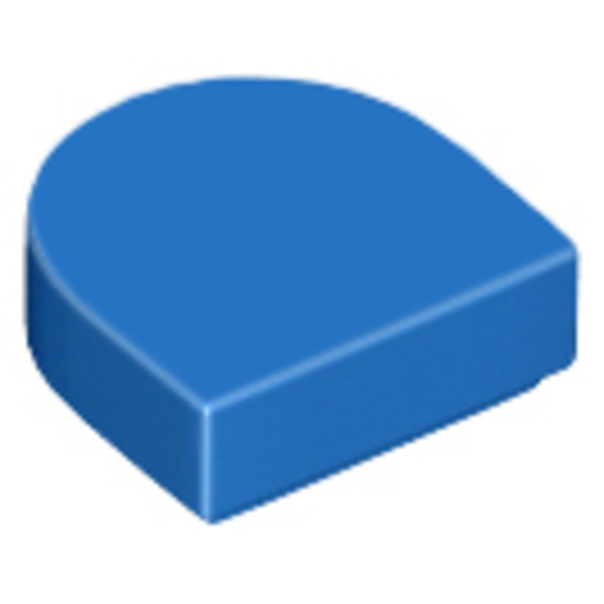 LEGO PART No: 24246 (ชิ้นส่วนเลโก้) Tile, Round 1 x 1 Half Circle Extended