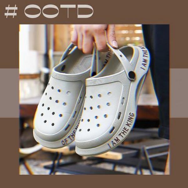 LGfashion ใหม่ รองเท้าแตะหัวโตแฟชั่น งานสำหรับคุณผู้ชายมาแล้วไซซ์เริ่มต้น40-41 จนถึง 44-45 เป็นไซซ์ควบคู่วัสดุยางน้ำ