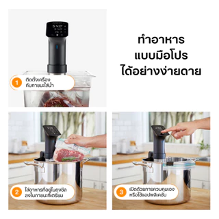 Anova Precision Cooker Nano Sous Vide 220V เครื่องซูวี รับประกัน 1 ปี ปลั๊ก UK แถมขาปลั๊กไฟไทย