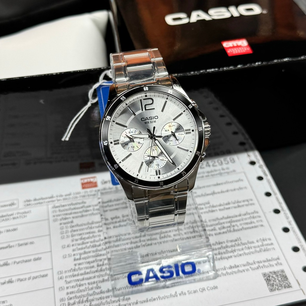 นาฬิกา CASIO  รุ่น MTP-1374D / ของแท้ รับประกัน 1 ปี