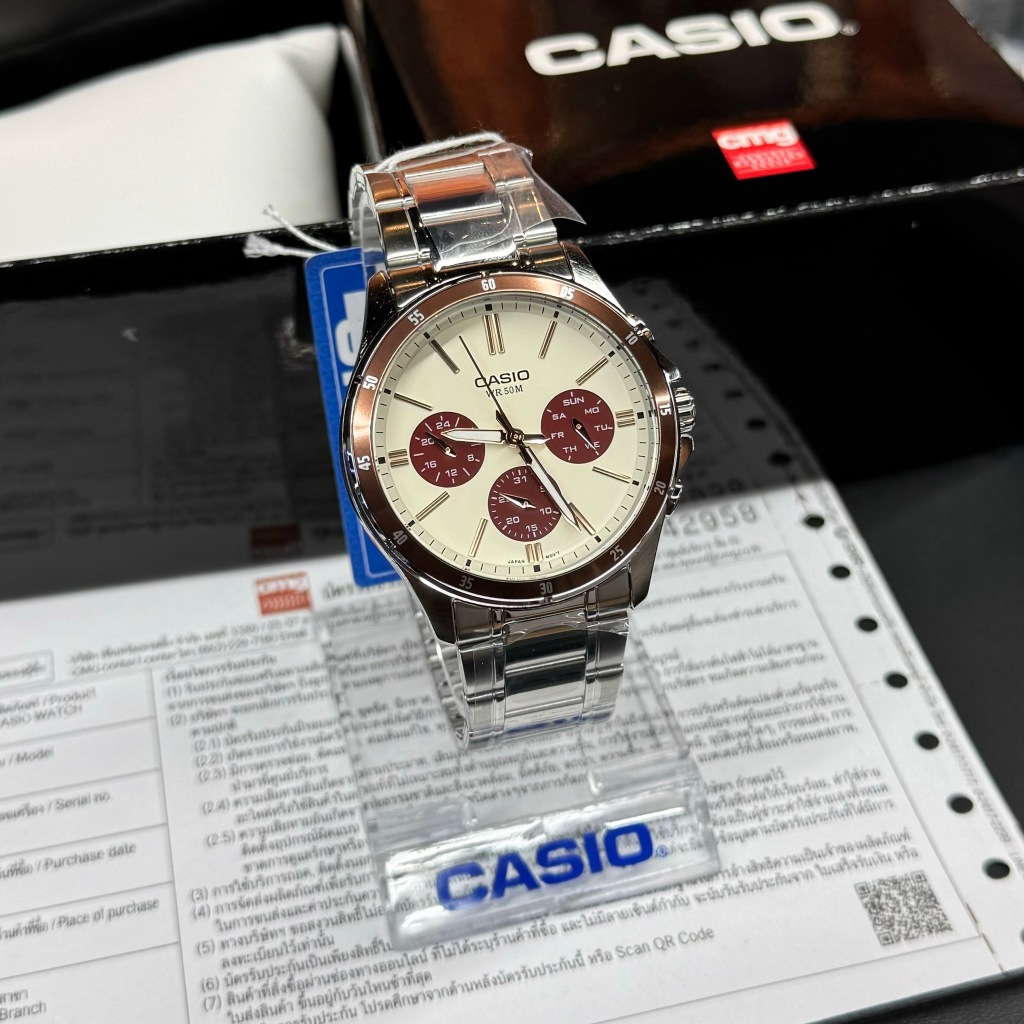 นาฬิกา CASIO  รุ่น MTP-1374D / ของแท้ รับประกัน 1 ปี