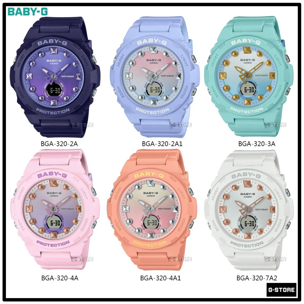 นาฬิกา BABY-G รุ่น  / BGA-320-3 / BGA-320-4 /  BGA-320-7A2  ของแท้ BGA-320
