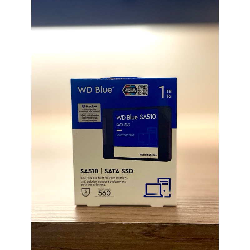 1 TB SSD (เอสเอสดี) WD BLUE SA510 - 2.5 INCH SATA3 (WDS100T3B0A)