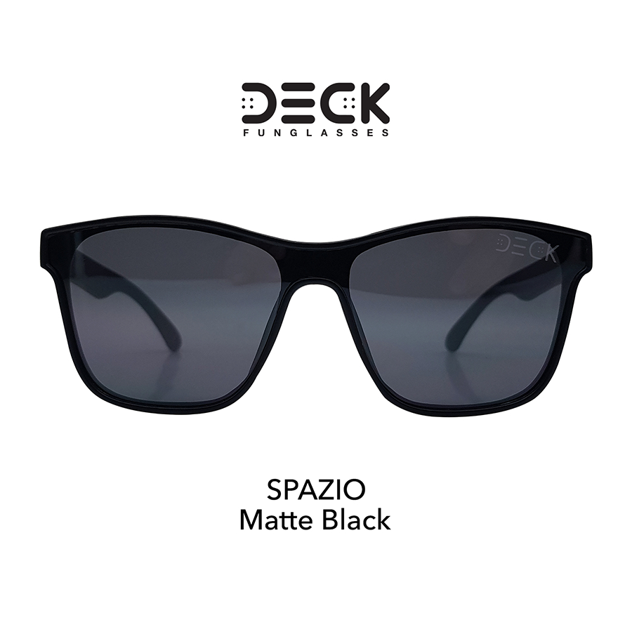 DECK แว่นตากันแดด รุ่น SPAZIO BLACK  *ของแท้ ประกันศูนย์ 1 ปี