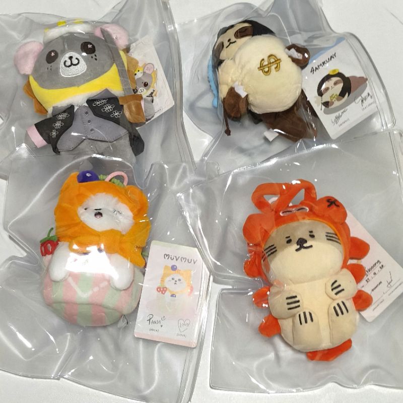 { พร้อมส่ง} GMMTV Doll Keychain | Babii | Polcasan | Look Khunnoo | Samruay | MuvMuv | Nong Nooong | Angelo | Lykyou