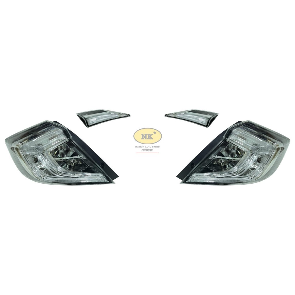 ไฟท้าย ฮอนด้า ซีวิค FC 16' ไฟแต่งโคมขาว / Honda Civic FC 16' LED White Version  ข้างขวา+ข้างซ้าย (ราคาต่อ 1 คู่ RH+LH)