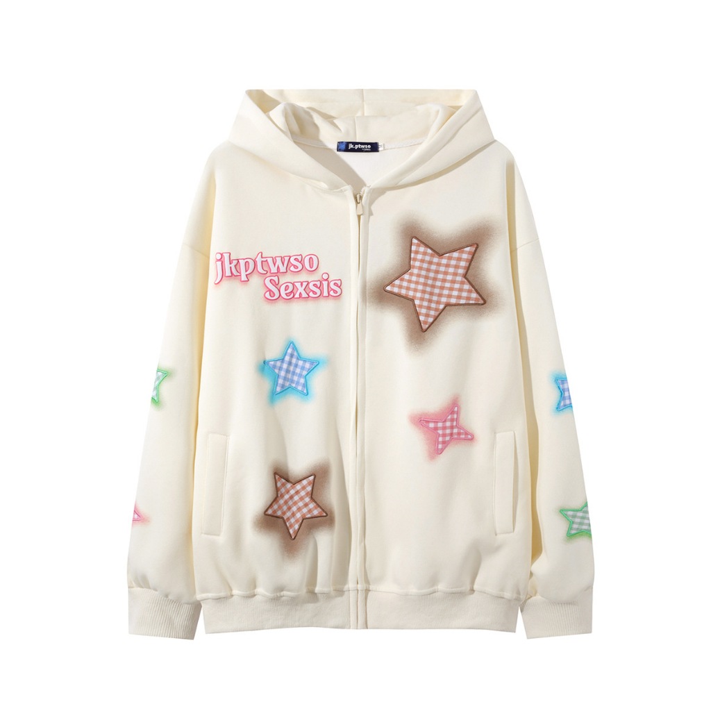 [พร้อมส่ง] Spenzer.street | Star hood เสื้อกันหนาว เสื้อแขนยาว เสื้อผ้าสตรีท เนื้อผ้าดี คุณภาพแน่น ฮิต unisex 2024 ขายดี