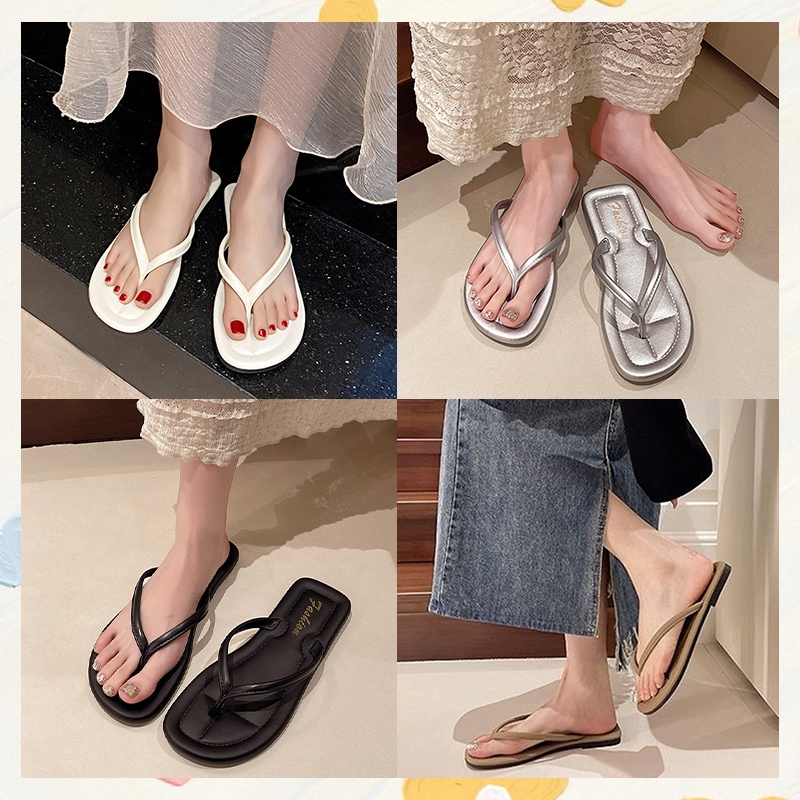 Walkon สวยสับมงลง รองเท้าแตะแฟชั่นงานฮิต ทรงสวยใส่แล้วดูดีสุดๆๆ ดีไซน์หูหนีบไม่ซ้ำใคร พื้นยางนิ่มสวมใส่สบายกระชับเท้าสุด