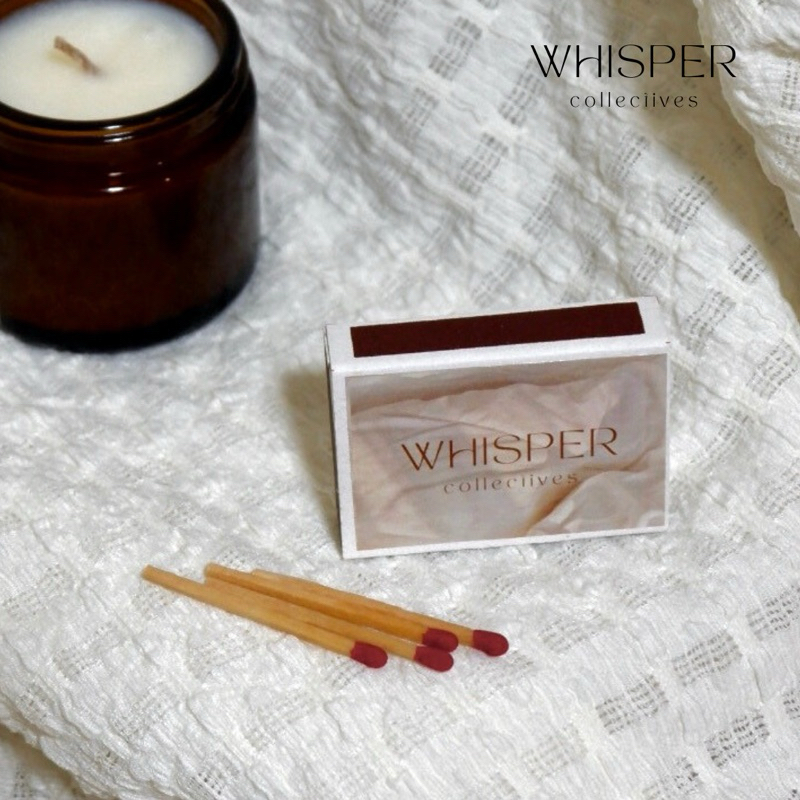 whisper.collectives | ไม้ขีดไฟมินิมอล สำหรับจุดเทียนหอม (matchbox)