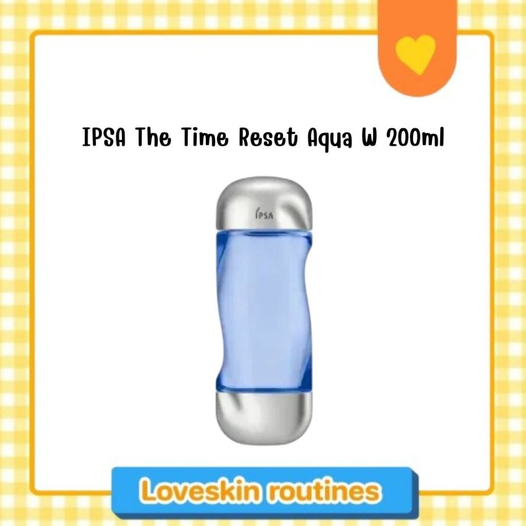 🌈ของแท้พร้อมส่ง🌈 IPSA The Time Reset Aqua W 200ml รุ่นขวดสีฟ้า Limited