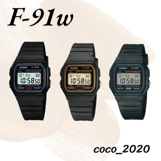 🛒🛒 ขายดีสุดๆ พร้อมกล่องและประกัน1ปี Ca sio  รุ่น F91W -1 ชายหญิงใส่ได้