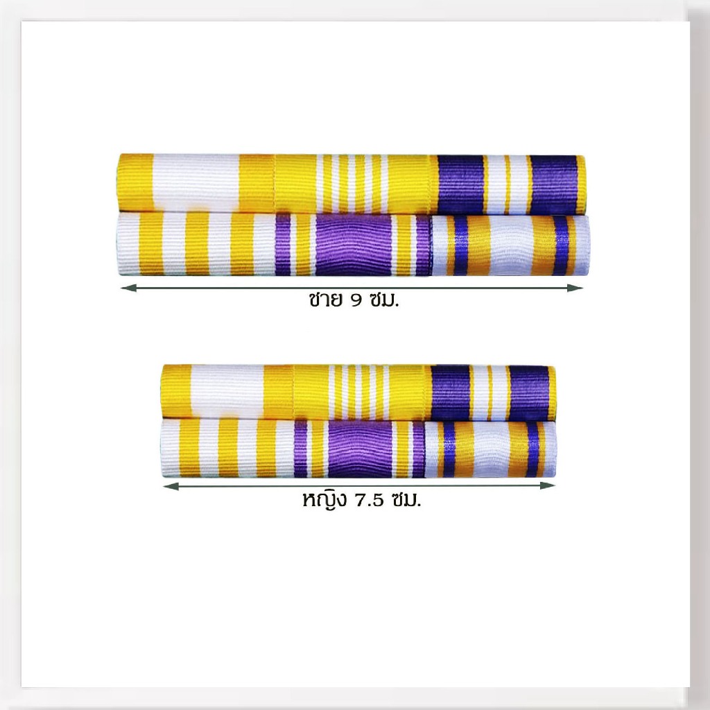 แพรแถบ  ชนิด เข็มกลัด และแม่เหล็ก รุ่นใหม่ ก.ค.2567 ข้าราชการ พลเรือน เครื่องประดับ