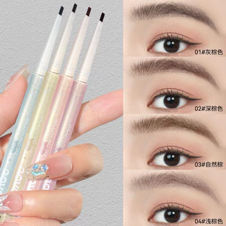 6246 (ใหม่/แท้) NOVO eyebrow pencil ดินสอเขียนคิ้วสลิม เนื้อดี เขียนง่าย ติดทน กันน้ำ กันเหงื่อ