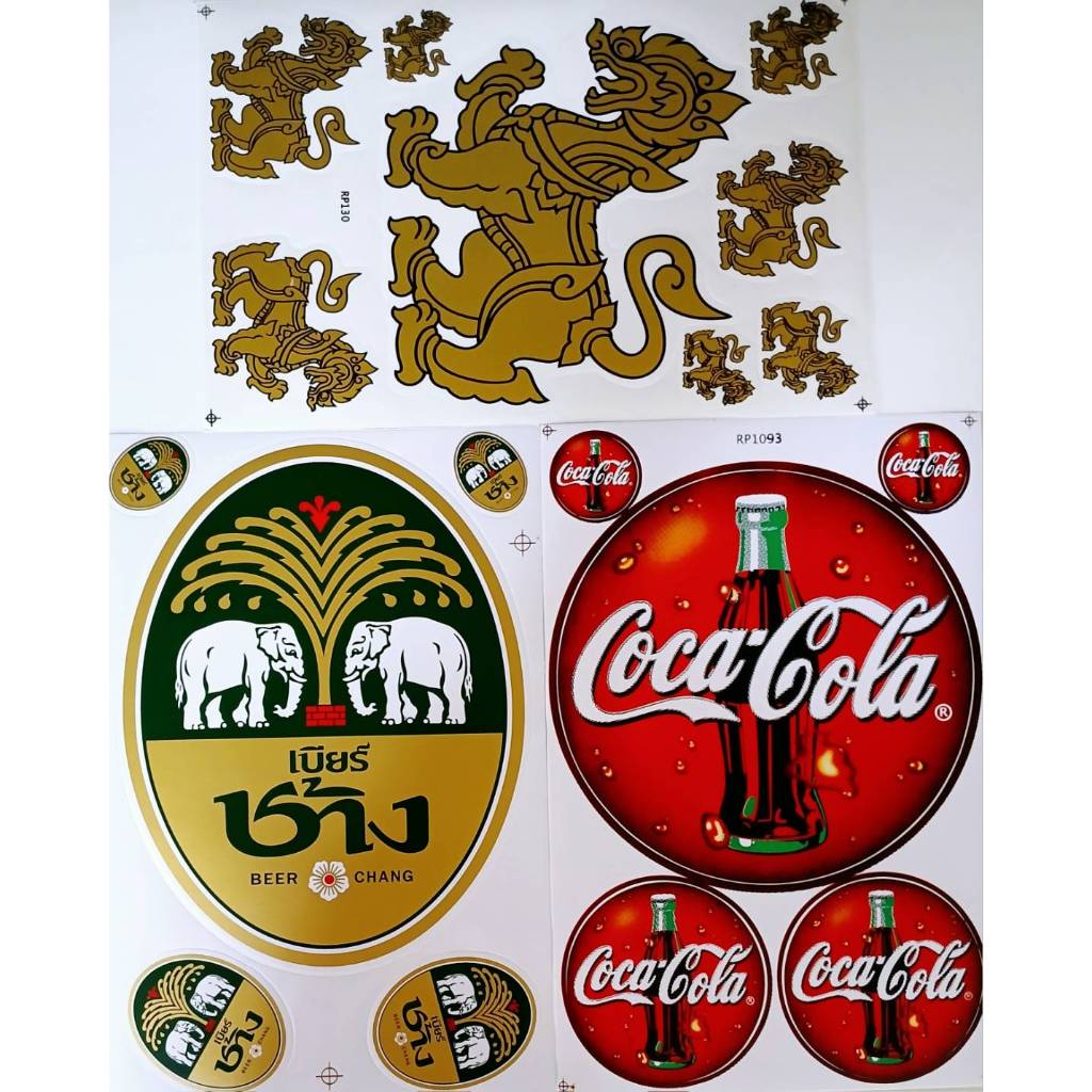 สติ๊กเกอร์แต่งรถ #สติ๊กเกอร์แต่งซิ่ง #ช้าง #Chang #Coke #Coca-Cola #SINGHA #สิงห์