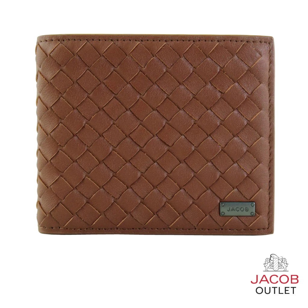 JACOB กระเป๋าสตางค์ชาย ลายสานสุดคลาสสิก - รุ่น 22487
