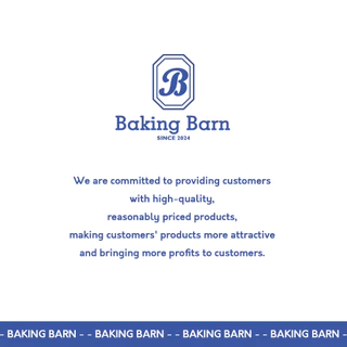 Baking Barn (250ดวง/ม้วน) สติ๊กเกอร์ Fragile 25*50MM Fragile sticker สติ๊กเกอร์ระวังแตก
