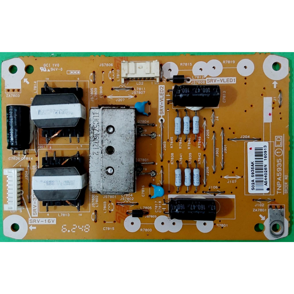 DRIVE BOARD PANASONIC พาร์ท TNPA5935 ใช้กับรุ่น TH-42A410T TH-42AS610T ของถอดแท้ มีรับประกัน 30 วัน 