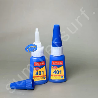 กาว401 ขวดเล็ก 💖 ไม่มีฝาใส 10g. กาวติดเล็บ ตรงปกติดทน ไม่ต้องอบ