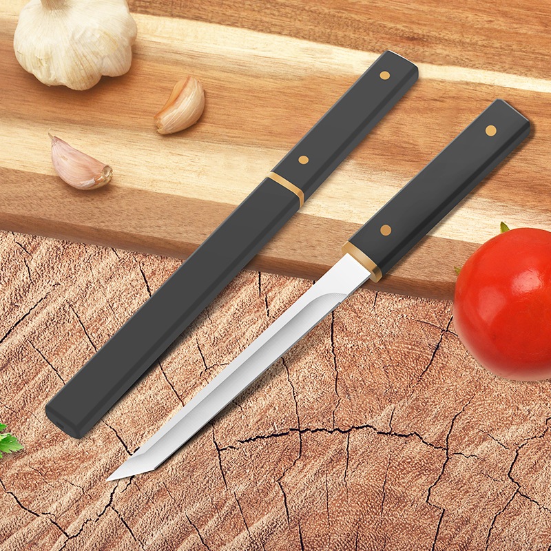 มีดอเนกประสงค์ (งานญี่ปุ่น) มีลายสวยมาก ยาว 8 นิ้ว มีดพก มีดเดินป่า สินค้าอยู่ในไทย B5