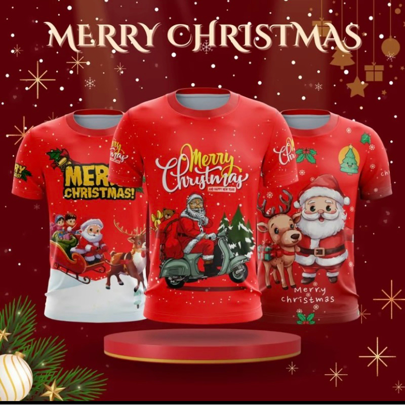 เสื้อ คริสต์มาส S M L XL XXL พร้อมส่งค่ะ