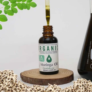 น้ำมันมะรุม โมรินก้าออยล์ ออร์แกนิค บริสุทธิ์ สกัดเย็น 30-100กรัมOrganic 100% Pure Natural-Cold Pressed-Cold Pressed CO2