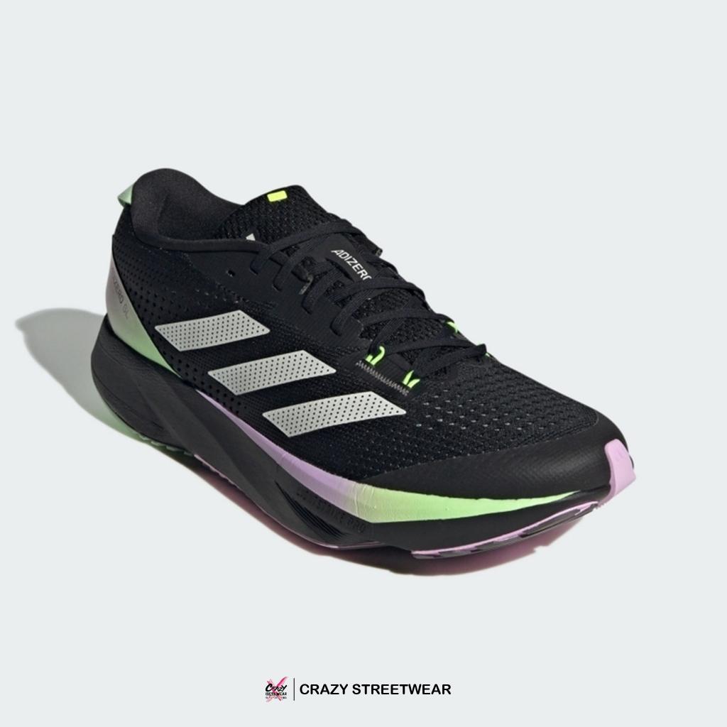 Adidas Adizero SL 'Black Green Spark' ของแท้ 100% ( IG3334 ) สินค้าลิขสิทธิ์แท้ Adidas รองเท้าผู้ชาย รองเท้าวิ่ง อดิดาส