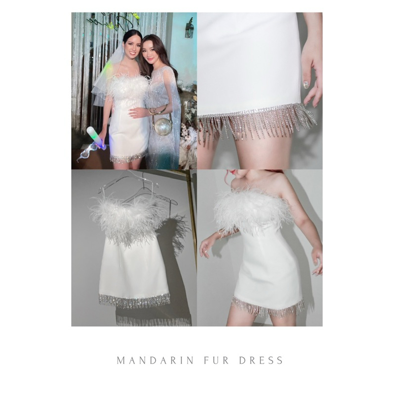 MANDARIN FUR DRESS..