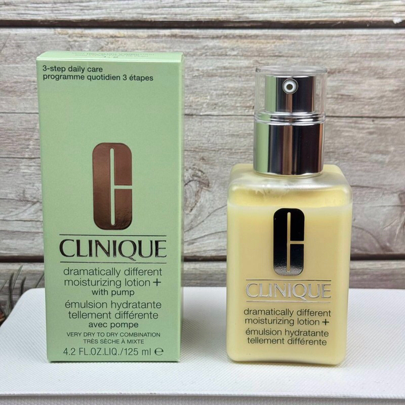 ม้อยเจอร์เหลือง  Clinique Dramatically different moisturizing lotion+125 ml #ผิวธรรมดา-ผิวแห้ง
