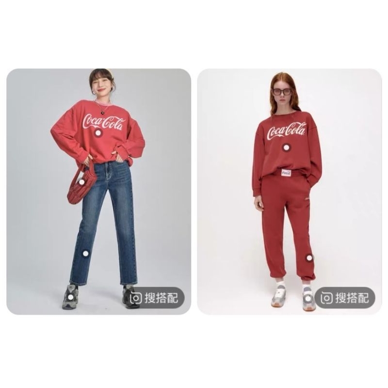 (cocacola)รุ่นนี้ ดีเทลตัวเสื้อแขนยาวไหล่ตกค่ะ งานใส่ออกมาเท่ห์มากๆยิ่งเข้าคู่ กางเกงขายาวจั้มปลาย