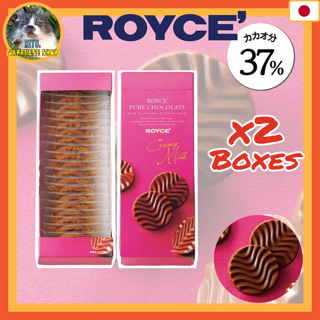 ROYCE' 2x BOX ROYCE' Pure chocolate [creamy milk] 2x BOXES
