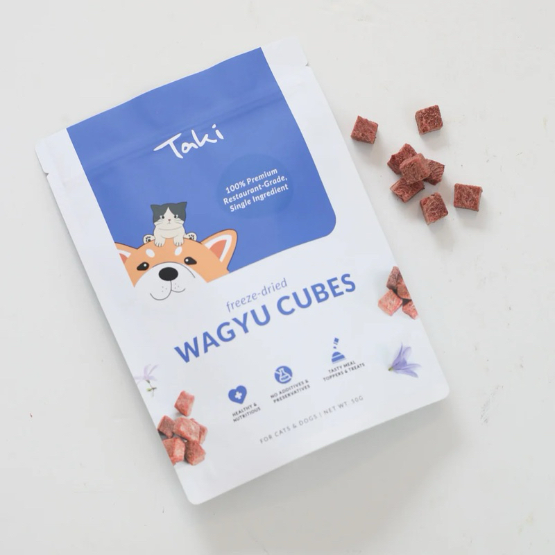 Taki - Wagyu Cubes วากิวฟรีซดรายสำหรับสุนัขและแมว
