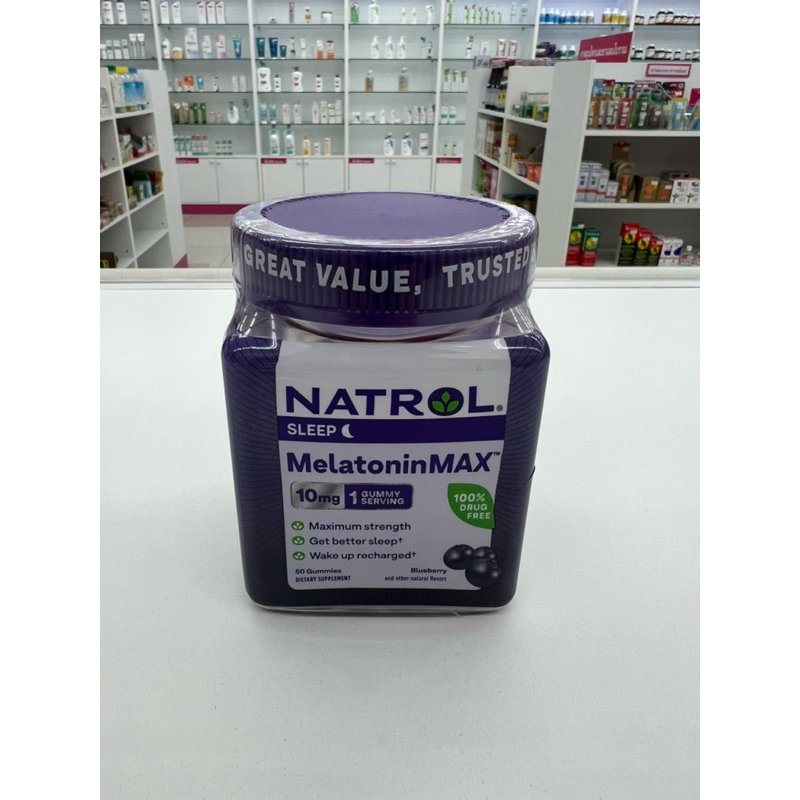 Natrol Melatonin 10 mg gummies เมลาโทนิน