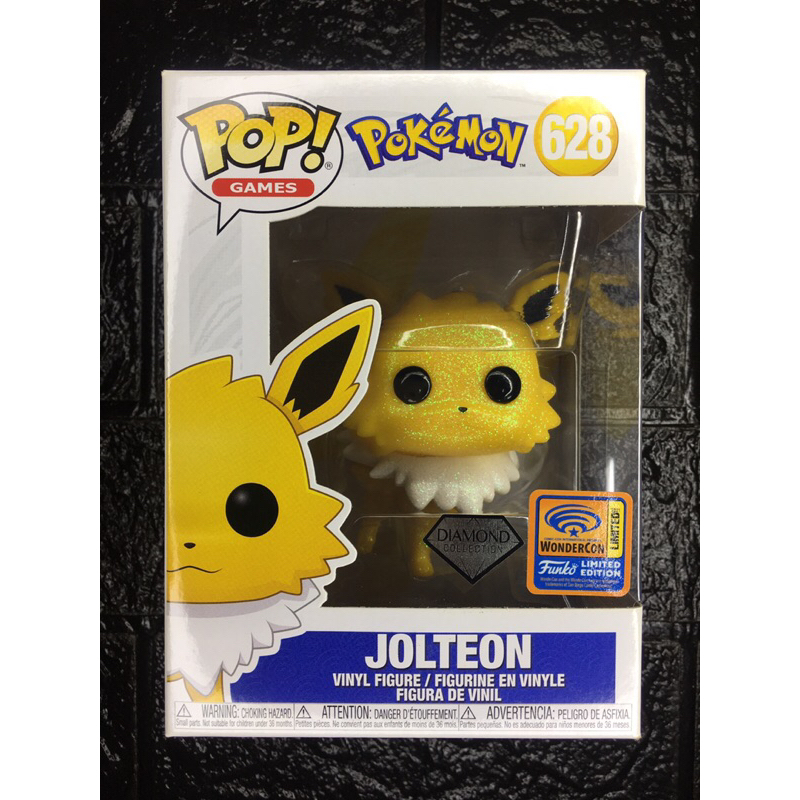 ✨พร้อมส่ง✨ ของแท้ 💯 Funko Pop Pokemon - Jolteon [Diamond] [WanderCon] 628