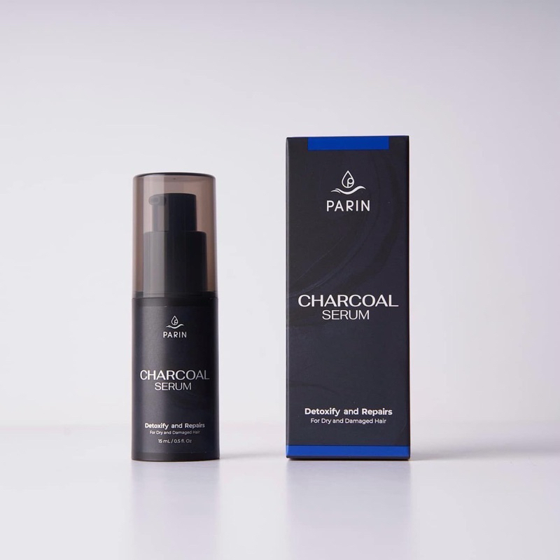 (โฉมใหม่) PARIN CHARCOAL SERUM เซรั่มบำรุงผม จบทุกปัญหาผมร่วง ผมบาง รังแค ดีท็อกซ์หนังศีรษะ บูสเตอร์ผม ขนาด15ml