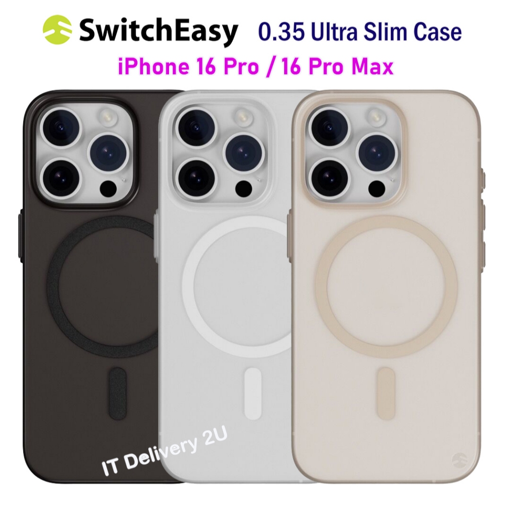 แท้💯% SwitchEasy เคสบาง เคสแม่เหล็ก iPhone 16Plus / 16Pro / 16 Pro เคสไอโฟน Ultra Slim 0.35mm iPhone Magnetic Case