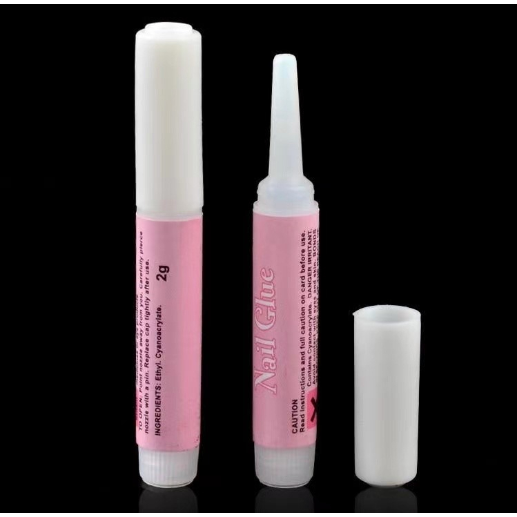 กาวติดเล็บปลอม ติดอะไหล่ PVC ขนาด 2 กรัม 1 ชิ้น