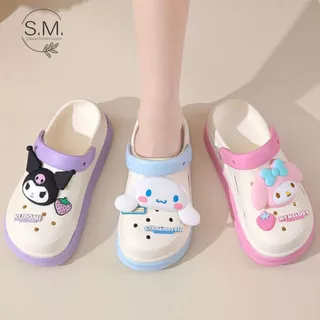 รองเท้าหัวโต ส้นสูง 4.5 cm. แถมเซตตัวติดรองเท้า รองเท้านิ่มมาก