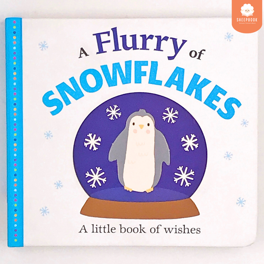 บอร์ดบุ๊ค A Flurry Of Snowflakes กระดาษแข็งทุกหน้า A1F5