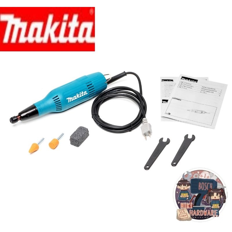 Makita GD-0603 เครื่องเจียร์แกน 6MM  ของแท้100%